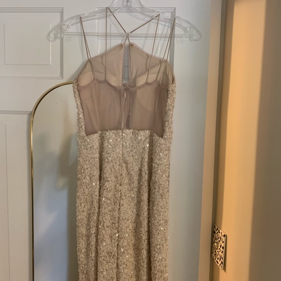 Aidan Mattox beaded sequin gown / dress - Picture 3 of 6